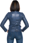 Violetta-Bis---Giacca-Donna-Blu-in-vera-pelle