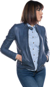 Violetta-Bis---Giacca-Donna-Blu-in-vera-pelle