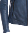 Violetta-Bis---Giacca-Donna-Blu-in-vera-pelle