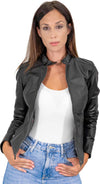 Violetta-Bis---Giacca-Donna-Nera-in-vera-pelle