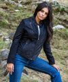 Violetta-Bis---Giacca-Donna-Testa-di-Moro-Nabuk-Oil-in-vera-pelle