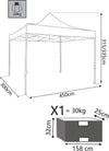 VIRIDIS---gazebo-pieghevole-e-richiudibile-completo-di-sacca-protettiva-3x4,5-in-alluminio-Bianco-Milani-Home
