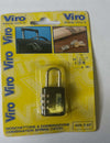 VIRO---LUCCHETTO-CON-MOSCHETTONE-A-COMBINAZIONE---COLORE-NERO