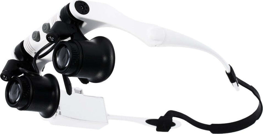 VISIERA OCCHIALI LENTE INGRANDIMENTO PRECISIONE CON 2 LED 4 LENTI LUCE 9892GJ-3A  Trade Shop italia - Napoli, Commerciovirtuoso.it