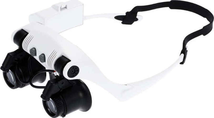 VISIERA OCCHIALI LENTE INGRANDIMENTO PRECISIONE CON 2 LED 4 LENTI LUCE 9892GJ-3A  Trade Shop italia - Napoli, Commerciovirtuoso.it