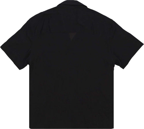 VISION-OF-SUPER-Camicia-Manica-Corta-Uomo-Flames-Shirt-Black/grey-da-uomo