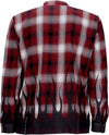 VISION-OF-SUPER-Camicia-Manica-Lunga-Uomo-Flames-Shirt-Grape-Wine-da-uomo
