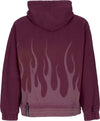 VISION-OF-SUPER-Felpa-Cappuccio-Uomo-Corrosive-Flames-Hoodie-Grape-Wine-da-uomo