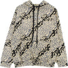 VISION-OF-SUPER-Felpa-Leggera-Cappuccio-Uomo-Allover-Leopard-Hoodie-Beige-da-uomo