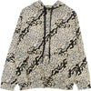 VISION-OF-SUPER-Felpa-Leggera-Cappuccio-Uomo-Allover-Leopard-Hoodie-Beige-da-uomo