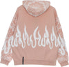 VISION-OF-SUPER-Felpa-Leggera-Cappuccio-Uomo-Bandana-Print-Hoodie-Pink-da-uomo