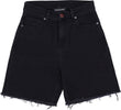 VISION-OF-SUPER-Jeans-Corto-Uomo-Coating-Denim-Shorts-Black-Denim-da-uomo