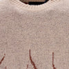 VISION-OF-SUPER-Maglione-Uomo-Double-Flames-L/s-Jumper-Grape-Wine-da-uomo