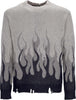 VISION-OF-SUPER-Maglione-Uomo-Double-Flames-L/s-Jumper-London-Fog-da-uomo