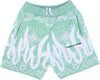 VISION-OF-SUPER-Pantalone-Corto-Tuta-Uomo-Bandana-Print-Shorts-Green-da-uomo