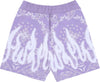 VISION-OF-SUPER-Pantalone-Corto-Tuta-Uomo-Bandana-Print-Shorts-Purple-da-uomo