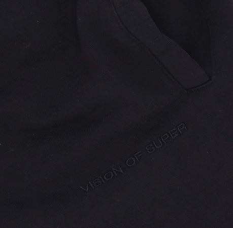 VISION-OF-SUPER-Pantalone-Tuta-Felpato-Uomo-Corrosive-Flames-Pants-Black-da-uomo