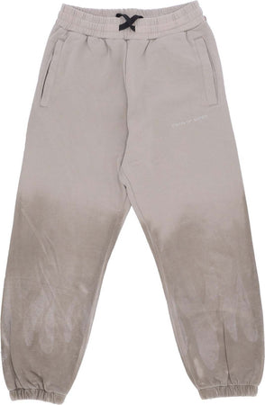 VISION-OF-SUPER-Pantalone-Tuta-Felpato-Uomo-Corrosive-Flames-Pants-London-Fog-da-uomo