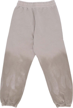 VISION-OF-SUPER-Pantalone-Tuta-Felpato-Uomo-Corrosive-Flames-Pants-London-Fog-da-uomo