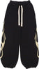 VISION-OF-SUPER-Pantalone-Tuta-Leggero-Donna-Flames-Pants-Black/off-White-da-donna