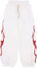 VISION-OF-SUPER-Pantalone-Tuta-Leggero-Donna-Flames-Pants-Off-White/red-da-donna