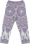 VISION-OF-SUPER-Pantalone-Tuta-Leggero-Uomo-Bandana-Print-Pants-Lilac-da-uomo