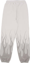 VISION-OF-SUPER-Pantalone-Tuta-Leggero-Uomo-Double-Flames-Pants-Lunar-Rock-da-uomo