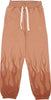 VISION-OF-SUPER-Pantalone-Tuta-Leggero-Uomo-Double-Flames-Pants-Terracotta-da-uomo