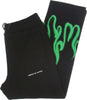 VISION-OF-SUPER-Pantalone-Tuta-Leggero-Uomo-Spray-Flames-Pants-Black/green-da-uomo