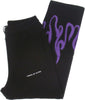 VISION-OF-SUPER-Pantalone-Tuta-Leggero-Uomo-Spray-Flames-Pants-Black/purple-da-uomo