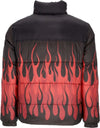 VISION-OF-SUPER-Piumino-Uomo-Puffy-Jacket-Black/red-da-uomo