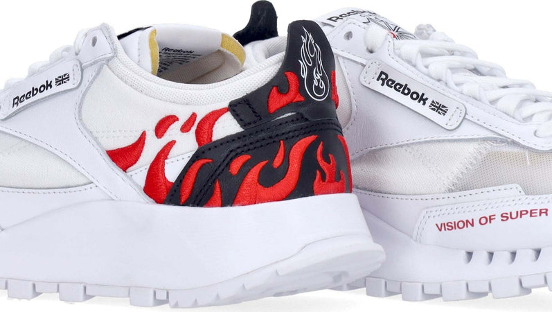 VISION-OF-SUPER-Scarpa-Bassa-Uomo-Reebok-X-Vision-Of-Super-White/red-da-uomo