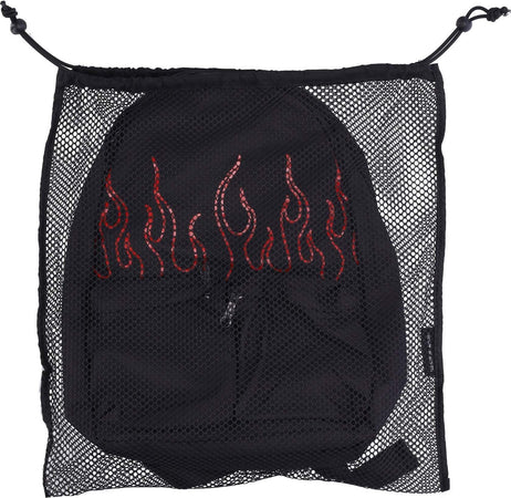 VISION-OF-SUPER-Zaino-Uomo-Flames-Backpack-Black/red-da-uomo