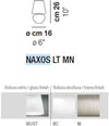 Vistosi lampada da tavolo Naxos LT MN