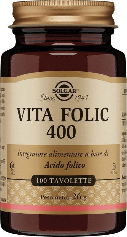 VITA-FOLIC-400-integratore-alimentare-100-tavolette-Solgar