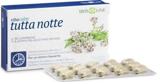VitaCalm-Tutta-Notte-30cpr-Fast-Retard-Integratore-alimentare-Bios-Line