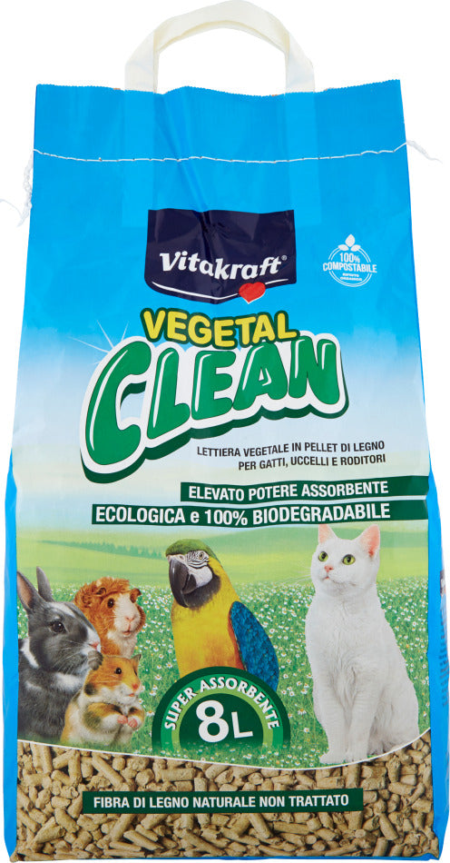 Vitakraft Vegetal Clean Lettiera vegetale 8 L Prodotti per animali domestici/Gatti/Lettiere e accessori/Sabbia e lettiere Scontolo.net - Potenza, Commerciovirtuoso.it