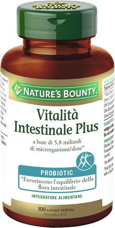 VITALITA'-INTESTINALE-PLUS-CON-PROBIOTICI-integratore-alimentare-100-capsule-Nature's-Bounty