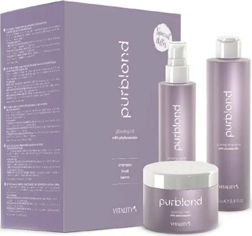 Vitality's Purblond Kit per Capelli Biondi Decolorati Con Mesches O Grigi Naturali Set Kit Completo Capelli Biondi Shampoo Mask Serum Bellezza/Cura dei capelli/Prodotti per la cura dei capelli/Set shampoo e balsamo MondoCapelli - Barcellona Pozzo di Gotto, Commerciovirtuoso.it