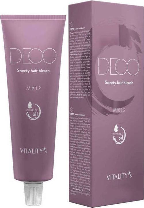 Vitality's Sweety Hair Bleach 150 ml Crema Decolorante per Capelli Fino a 6 Toni Decolorante In Crema Professionale Decolorazione dalla Base Bellezza/Cura dei capelli/Colore/Decoloranti per capelli MondoCapelli - Barcellona Pozzo di Gotto, Commerciovirtuoso.it