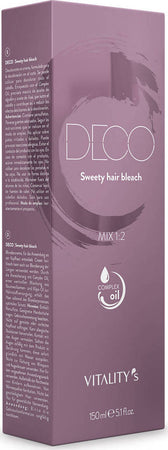 Vitality's Sweety Hair Bleach 150 ml Crema Decolorante per Capelli Fino a 6 Toni Decolorante In Crema Professionale Decolorazione dalla Base Bellezza/Cura dei capelli/Colore/Decoloranti per capelli MondoCapelli - Barcellona Pozzo di Gotto, Commerciovirtuoso.it