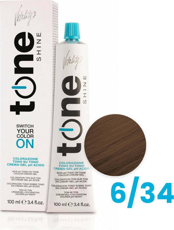Vitality's Tone Shine 100 Ml Colore Semi Permanente Capelli Tono Su Tono Crema Gel Ph Acido Senza Ammoniaca Bellezza/Cura dei capelli/Colore/Colore semi permanente MondoCapelli - Barcellona Pozzo di Gotto, Commerciovirtuoso.it