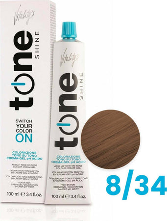 Vitality's Tone Shine 100 Ml Colore Semi Permanente Capelli Tono Su Tono Crema Gel Ph Acido Senza Ammoniaca Bellezza/Cura dei capelli/Colore/Colore semi permanente MondoCapelli - Barcellona Pozzo di Gotto, Commerciovirtuoso.it