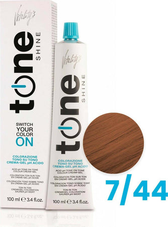 Vitality's Tone Shine 100 Ml Colore Semi Permanente Capelli Tono Su Tono Crema Gel Ph Acido Senza Ammoniaca Bellezza/Cura dei capelli/Colore/Colore semi permanente MondoCapelli - Barcellona Pozzo di Gotto, Commerciovirtuoso.it