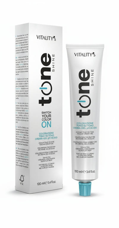 Tone Colorazione Semipermanente Shine Colorazione Tono Su Tono Crema Gel Ph Acido Senza Ammoniaca Vitality's 100 Ml Bellezza/Cura dei capelli/Colore/Colore semi permanente MondoCapelli - Barcellona Pozzo di Gotto, Commerciovirtuoso.it