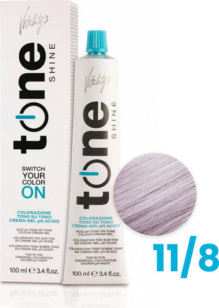 Vitality's Tone Shine 100 Ml Colore Semi Permanente Capelli Tono Su Tono Crema Gel Ph Acido Senza Ammoniaca Bellezza/Cura dei capelli/Colore/Colore semi permanente MondoCapelli - Barcellona Pozzo di Gotto, Commerciovirtuoso.it