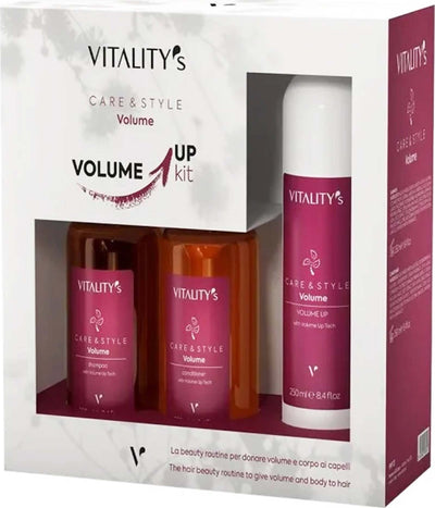 Vitality's Volume Up Kit Care & Style 1 Shampoo Volume 250 Ml +1 Conditioner Volume 250 Ml +1 Schiuma Volume 250 Ml Bellezza/Cura dei capelli/Prodotti per la cura dei capelli/Trattamenti per capelli e cute MondoCapelli - Barcellona Pozzo di Gotto, Commerciovirtuoso.it