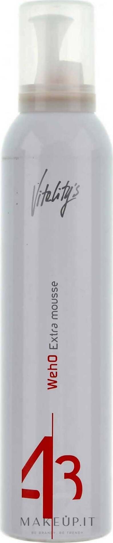 Vitality's Weho Extra mousse Schiuma 200 Ml Mousse Anti-Crespo Mousse Schiuma Fissante forte per Capelli Ricci E Ondulati Bellezza/Cura dei capelli/Prodotti per la cura dei capelli/Trattamenti per capelli e cute MondoCapelli - Barcellona Pozzo di Gotto, Commerciovirtuoso.it