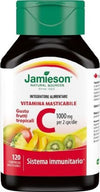 Vitamina-C-1000-gusto-frutti-tropicali-integratore-alimentare-120-compresse-masticabili-Biovita