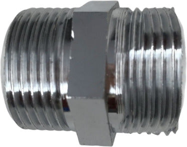 Vite doppia niplex da 3/4 in ottone cromato pesante